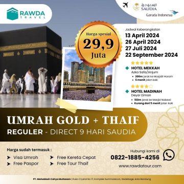 Reguler - Umroh Direct Saudia Gold